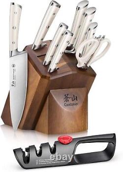 10-Piece H1 Series German Steel Forged Knife Block Set