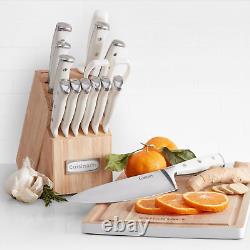 15-Piece Knife Set with Block, High Carbon Stainless Steel, Forged Triple Rivet