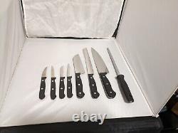 15-Piece Set of Wusthof Gourmet Knives and Wood Knife Block