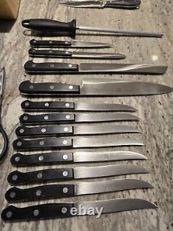 21 Pcs Zwilling JA Henckels Twin Chicago Cutlery Knives Cutlery Block Set
