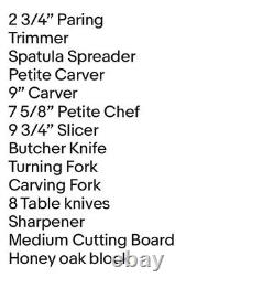 CUTCO White 2018W Homemaker+8 Knife Set Cutting Board Sealed Retail $1549 NEW