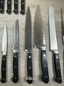 Cabela's Butcher Block Kitchen Knife Set 18-piece Knives COMPLETE