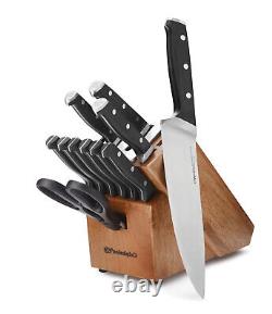 Calphalon Classic Self Sharpening Cutlery Knives 12 pc Block Set Stainless Steel