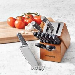 Calphalon Classic Self Sharpening Cutlery Knives 12 pc Block Set Stainless Steel