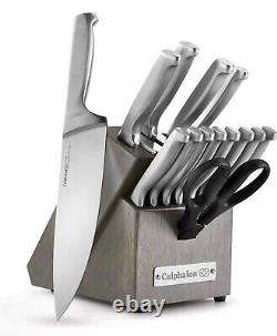 Calphalon Classic Self-Sharpening Stainless Steel 15-piece Knife Set OPEN BOX