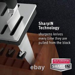 Calphalon Contemporary Self-Sharpening 20-Piece Knife Block Set with SharpIN