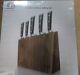 Cangshan Ts Series 1024876 Steel Forged 6-piece Knife Block Set. New In Box