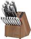 Chicago Cutlery Insignia Guided Grip 18-piece Knife Set With Block
