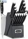 Cuisinart 15-piece Knife Set With Block, High Carbon Stainless Steel, Forged Tri