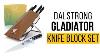 Dalstrong Knife Block Set 5 Piece Gladiator Series With Modular Multi Level Block