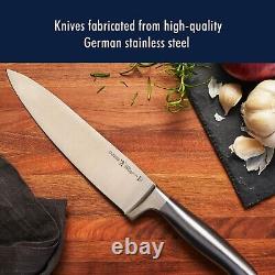 Henckels 14-Pc Graphite Knife Set Self-Sharpening Block, German Stainless Stee