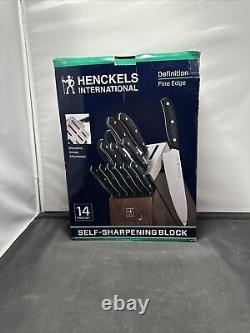Henckels Statement Self-Sharpening Knife Set with Block 14 Piece Set