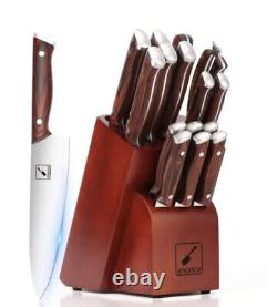 Imarku Knife Set 16pc with Block New in Open Box Japanese Knives