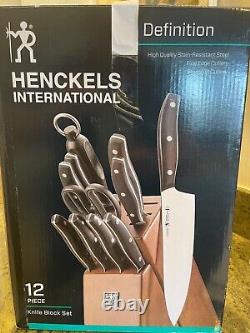 J. A. Henckels 17 Piece Knife Block Set
