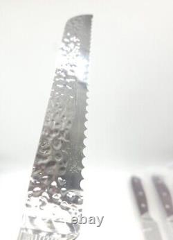 Karcu Rotating Acacia Block 15 Piece German Carbon Steel Kitchen Knife Set