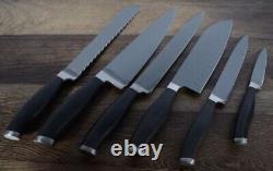 NEW! Calphalon Contemporary Self-Sharpening 14-Piece Knife Set SharpIN Black #23