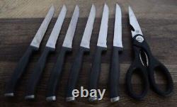 NEW! Calphalon Contemporary Self-Sharpening 14-Piece Knife Set SharpIN Black #23