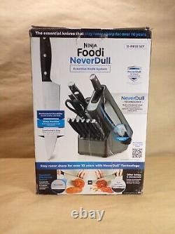 Ninja Foodi Neverdull K12012 12-Piece Essential Knife System with Sharpener
