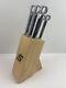 Snap-on Tools Box Wrench Inspired Stainless Steel 5-pc. Knife Set With Wood Block