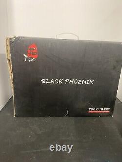 TUO BLACK PHOENIX 17 piece Knife Set With Block
