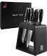 Tuo Kitchen Knife Set 10 Pieces Knife Set With Wooden Block 030605 Stainless