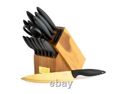 Thyme & Table 15-Piece Knife Block Set