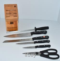 Wusthof 7-piece Knife Set with Wustof wooden block