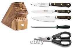 Wusthof Crafter 6 Piece Block Knife Set 8737 NEW