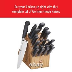 ZWILLING Four Star 20-pc Knife Block Set
