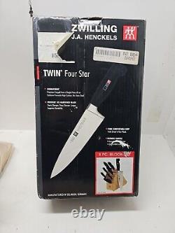 ZWILLING J. A. Henckels 4 Four Star Ice Hardened 9 Piece Knife Block Set $636