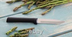 Ensemble de 7 couteaux de cuisine Rada Oak Block G258 fabriqués aux États-Unis, droitier/gaucher, pour éplucher, tomates+