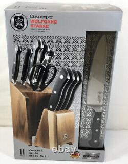 Ensemble de bloc couteau de cuisine Pro D11 Wolfgang Starke Kutchin 11 pièces