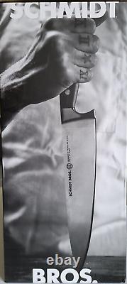 Ensemble de bloc de couteaux Schmidt Bros Forge Series de 10 pièces en acier inoxydable et acacia