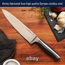 Ensemble de couteaux Henckels Graphite 13 pièces avec bloc, aiguiseur de couteaux de cuisine, chef.
