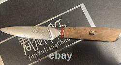 Ensemble de couteaux Junyujiangchen Damascus avec manche en bois d'ombre japonais VG-10 - sans bloc