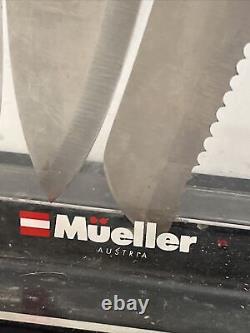 Ensemble de couteaux Mueller Austria 16 pièces et bloc en acier inoxydable premium