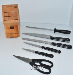 Ensemble de couteaux Wusthof de 7 pièces avec bloc en bois Wusthof
