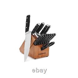 Ensemble de couteaux de cuisine Calphalon avec bloc auto-affûtant, 15 pièces, classique haut de gamme