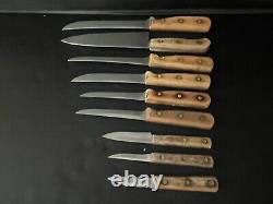 Ensemble de couteaux de cuisine Chicago Cutlery avec bloc en bois et aiguisoir - Ensemble de 9 couteaux