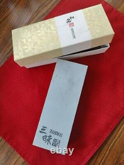 Ensemble de couteaux de cuisine japonais Mcusta Zanmai Classic Pro avec bloc et bonus
