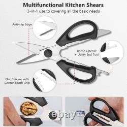 Ensemble de couteaux en acier inoxydable pour la cuisine - Articles de première nécessité quotidiens