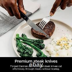 K52015 Foodi NeverDull 15 pièces système de couteaux de qualité premium série bois bloc noyer