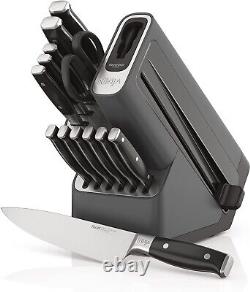 Ninja K32014 Foodi NeverDull Premium Knife System Ensemble de bloc de couteaux 14 pièces en noir